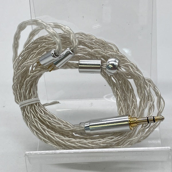 【中古】８芯純正ケーブル・シルバー・3.5mmプラグ【秋葉原】