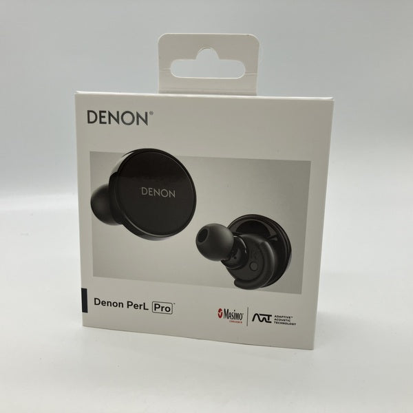 DENON 【中古】PerL Pro True Wireless Earbuds ブラック【AHC15PLBKEM