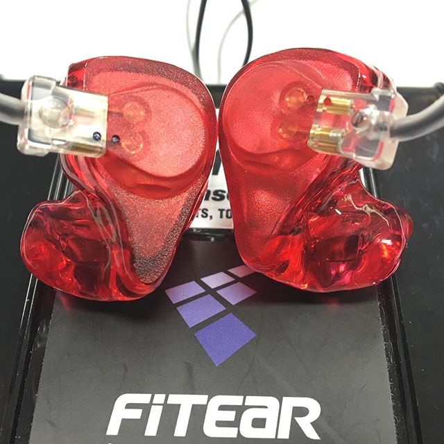 カスタムiem fitear 224ヘッドフォン/イヤフォン