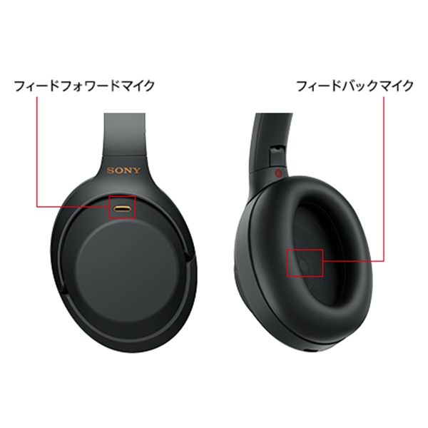 SONY ソニー WH-1000XM3 ブラック / e☆イヤホン